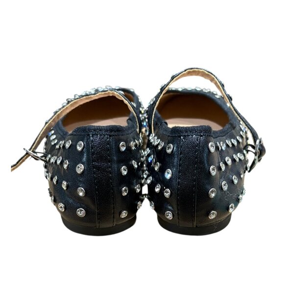 House of Harlow 1960 "Flashy" Mary Jane Flats Black Size 9 - Picture 4 of 10